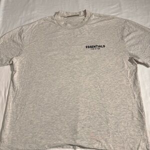 Fear of God Essentials Light Gray Tee